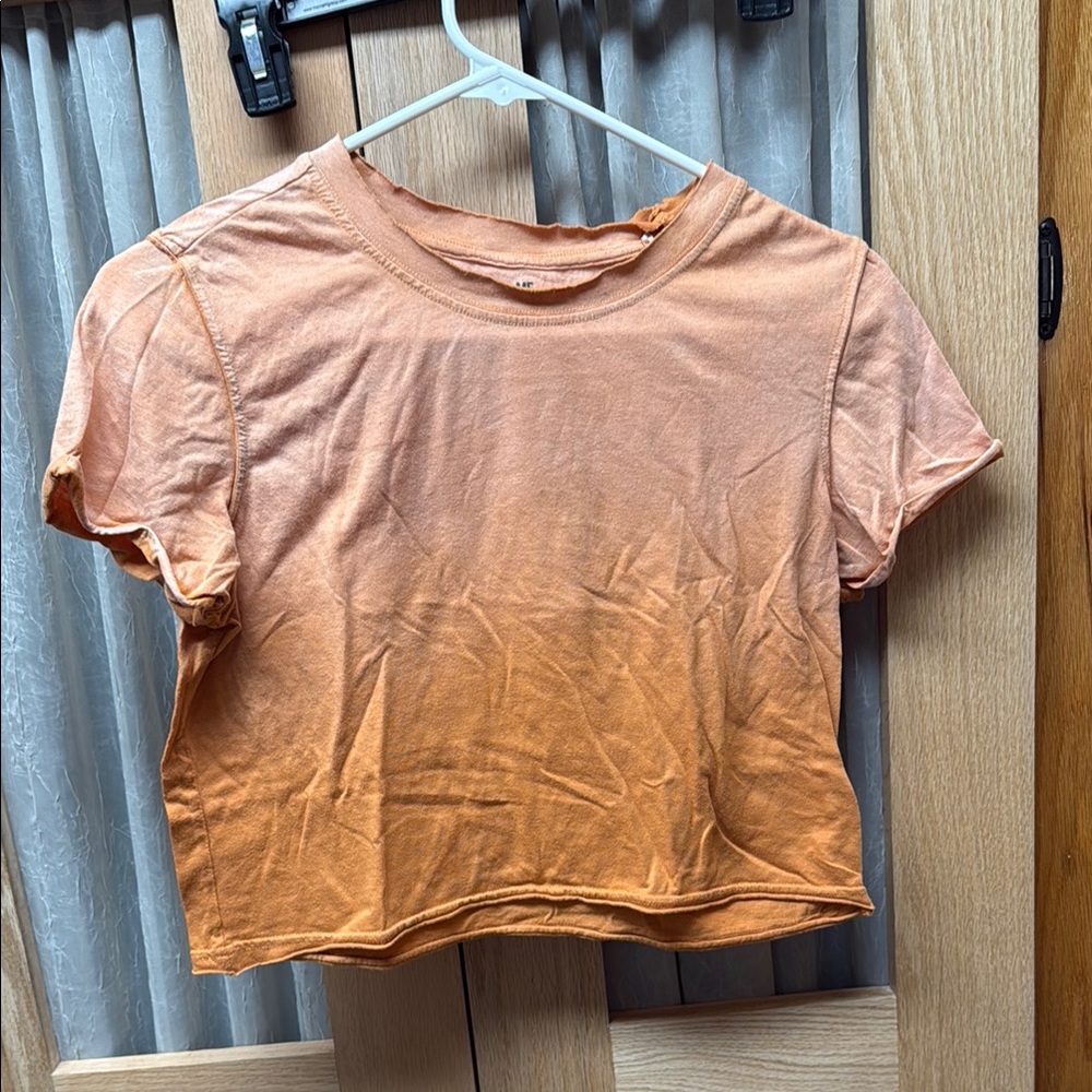 Pacsun Orange Ombre Women's Crop Top